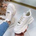 STEVE MADDEN POSSESSION-E SNEAKER 0033 - SILVER COIN