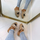 STEVE MADDEN ASIEL-MULE INSTAP SNEAKER 5395 - BEIGE SUEDE