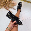ANNE FRINGE SLIPPER AQ212 - BROWN