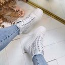 HIGH SNEAKER LS6002 - SILVER