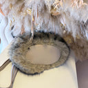 BRAID FLUFFY BAG ER171 - TAUPE