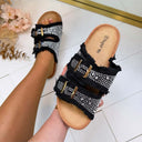 SPARK DENIM SLIPPER WS102 - BLACK