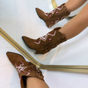 *SALE* FRINGE INDIAN BOOT Y2367 - CAMEL