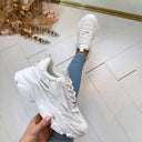 STEVE MADDEN POSSESSION-E SNEAKER 0033 - WHITE