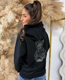 GUESS HOODED SPARK SWEATHER V6GQ18K3513 - BLACK