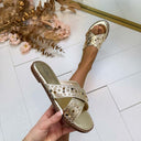 STUDS SPARK SLIPPER 9838 - GOLD