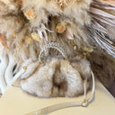 BRAID FLUFFY BAG ER171 - BEIGE