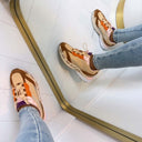 GUESS SPORTY SNEAKER FLTBRZLEP12 - COGNA