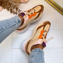 GUESS SPORTY SNEAKER FLTBRZLEP12 - COGNA