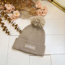 GUESS AMORETTE KNITTED BEANIE AW5650WOL01 - TUP TAUPE