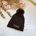 GUESS AMORETTE KNITTED BEANIE AW5650WOL01 - BTC BROWN