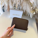 GUESS CAMDEN SLG MEDIUM ZIP PORTEMONNEE BB9308140 - ESPRESSO