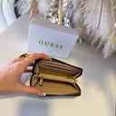 GUESS CAMDEN SLG MEDIUM ZIP PORTEMONNEE BB9308140 - ESPRESSO