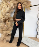 GUESS OLYMPE HIGH NECK SWEATER V4YQ05KCAY2 - BLACK