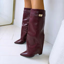 LEATHER LOOK LOCK LAARS 8623A - WINE