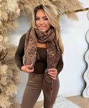 GUESS 4G LOGO SCARF AW5217VIS03 - BNL BROWN