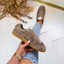 LIU JO CONNOR 04 SNEAKER COW SUEDE HAVANA