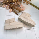 STYLE LOGO UGIE BOOT - BEIGE