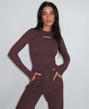 UNIQUE THE LABEL ROBYN LONGSLEEVE CACAO