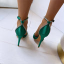 *ACTIE* SOFIA HEEL 2267-7 - GREEN
