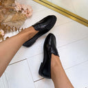 LEATHER LOOK INSTAPPER 68-428 - BLACK