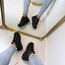 BASIC SNEAKER R-517 - BLACK/BLACK
