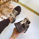STEVE MADDEN BASKET MAC-E 0019 - BLUSH/SABLE