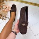 SMALL CIRCLE INSTAPPER RQ078 - BROWN