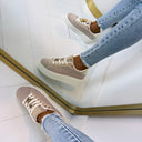 ROSA EMBLEM SNEAKER 9213 - TAUPE