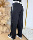 GUESS BRUNELLA WIDE LEG PANTS V6BB12K6333 - BLACK