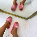 GUESS SPARK BEACH SLIPPER E6GZ16BB00F - FK0H PEACH