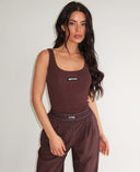 UNIQUE THE LABEL JILL BODYSUIT - CACAO