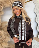 GUESS SEVYN 4G LOGO SCARF W4BZ22Z3JD2 - FNHT BROWN