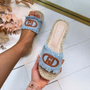LIU JO PAROS 01 SLIPPER SA6099 TX523 - LIGHT BLUE