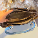 GUESS NOELLE II TOTE BAG BS967225 - LATTE LOGO/LIGHT BLUE
