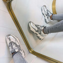 STEVE MADDEN AMPLE SNEAKER 9822 - BRONZE CLAIR