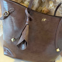 STEVE MADDEN BDELPHIN BAG 2663 - CHOCO/GOLD