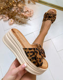 PLATEAU SLIPPER 5218 - LEOPARD