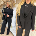 UNIQUE THE LABEL NOVEE BLAZER DEEP BLACK