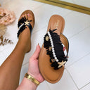 LARA BEDEL SLIPPER 8-2007 - BLACK