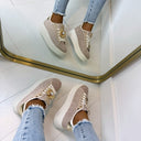 ROSA EMBLEM SNEAKER 9213 - TAUPE