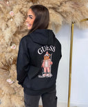 GUESS FABRIZIA HOODIE SWEATER V6BQ17K6354 - JBLK