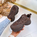 SPARKLY SNEAKER A88-231 - BROWN