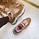 BUFFALO JUMP ONE SNEAKER 18373 - CREAM/ROSE