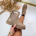 BOW BOOT M-814 - TAUPE