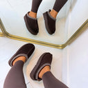 REAL LEATHER PANTOFFEL 2522 - BROWN
