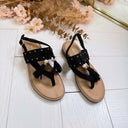 **LAATSTE MAAT 36** FLOSJES SANDAAL 2854 - BLACK
