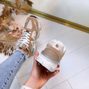 STEVE MADDEN SNEAKER SPEEDER 2447 - TAUPE MULTI