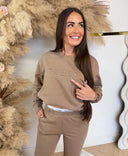 GUESS SOFIA ROUND NECK SWEATER O5RQ03KC031 - A14P TAUPE