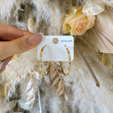 WAVE EARRING TT-0051 - GOLD